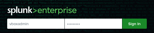 Splunk Sign In Screen